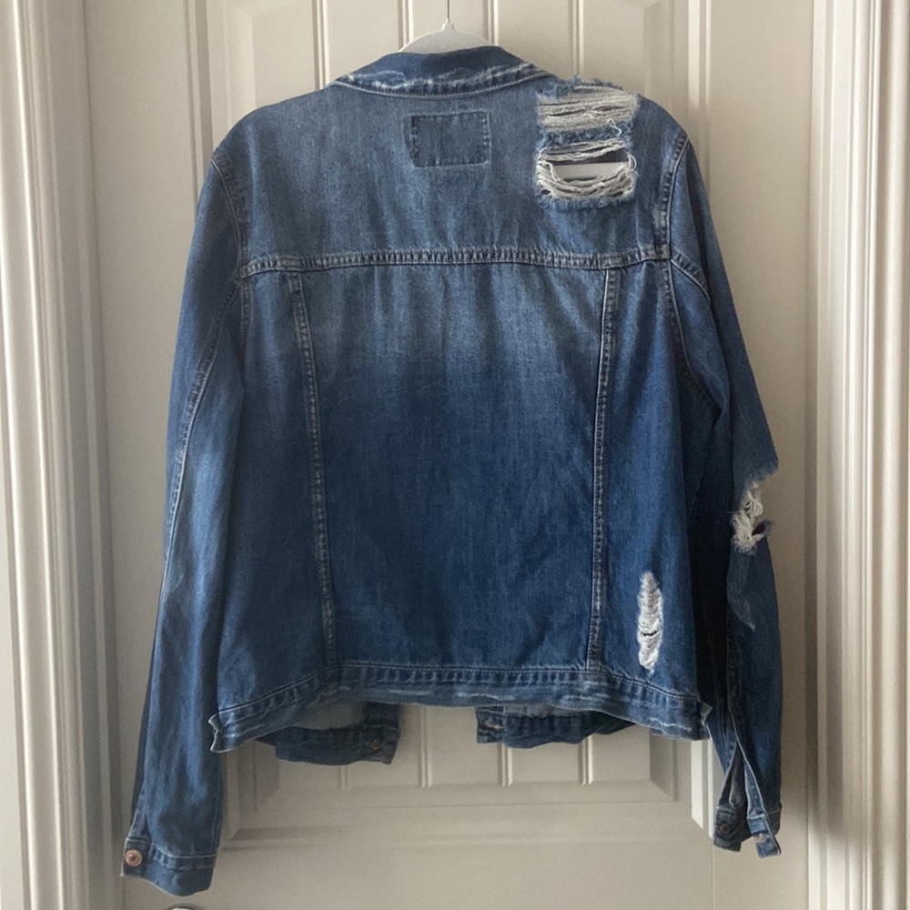 Distressed Jean Jacket - Picture 3 of 3